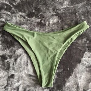 Olive swim bottom
